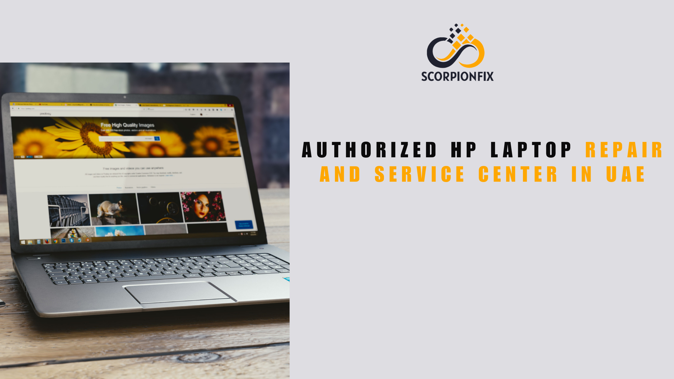 Authorized HP Laptop Repair and Service Center in UAE